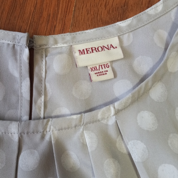 Merona Sleeveless Top w/ Polkadots - Picture 3 of 3